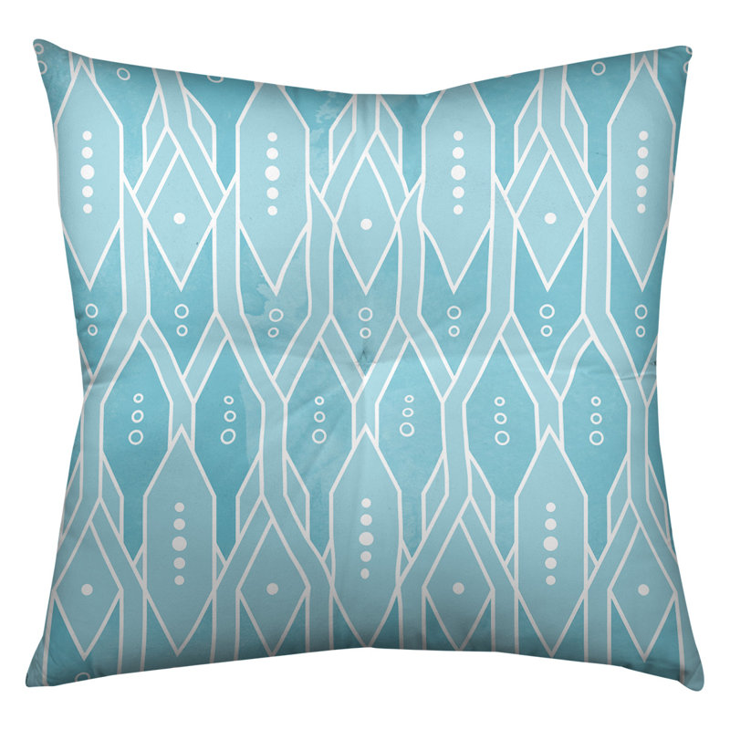 Coussin de sol, 26 po x 26 po, Bleu sarcelle