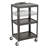 Laptop Caddy Utility Cart with 3 Shelves and Casters