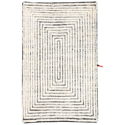 Contemporary, Stuart Street Collection One-of-a-Kind Rectangle 2'1" X 3' Wool Area Rug