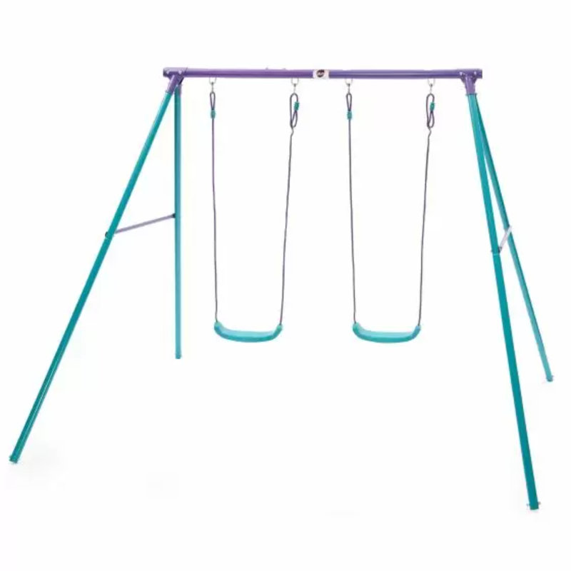 Plum Play Metal Double Swing Set