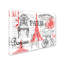 « paris plateau 2 », art textuel sur toile tendue-31332391