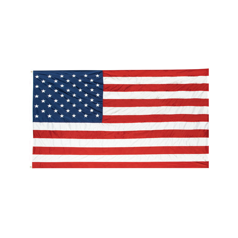 Drapeau de maison d’extérieur en nylon 2 côtés, 48 po x 72 po