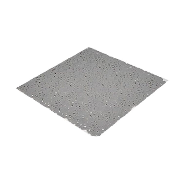 Square Rubber Shower Mat: Mildew Resistant Non-Slip Stall Mat