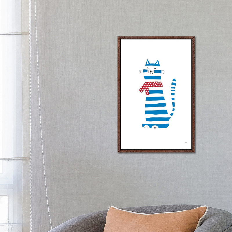 Cat by TomasDesign - Gallery-Wrapped Canvas Giclée on Canvas, Classic Wood Framed, 66.04 cm H x 45.72 cm W