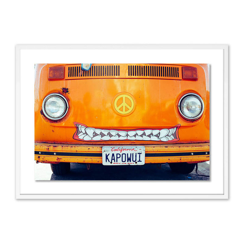 Beach Bum II Print by Erica Singleton, White, 29" H x 40" W x 2.5" D