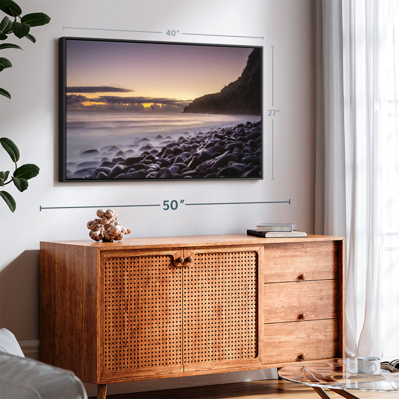 Impression sur toile Waipi'O Island Shores, H 27 po x l 40 po