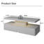 Table basse avec rangement Greysun Block-191907102