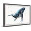 Strinko «Watercolor Blue Whale», reproduction d'art encadrée sur papier-417773417