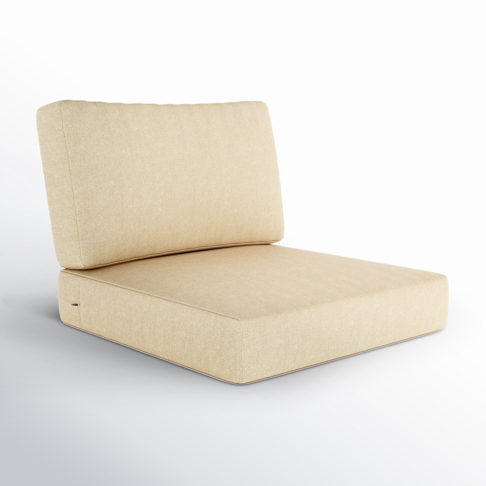 Lani Outdoor Sunbrella Seat/Back Cushion, Canvas Canvas Sunbrella® Canvas
