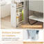 Petite armoire de rangement pour salle de bain à 4 niveaux-129961303