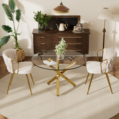 Ensemble repas rond
