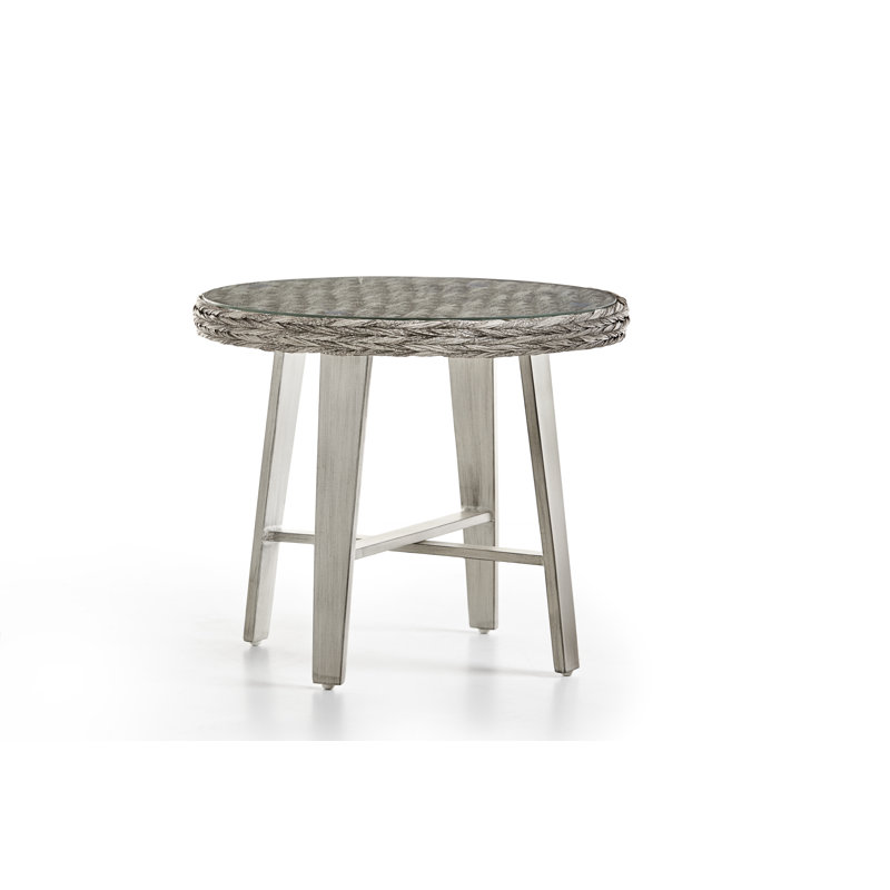 Table d’appoint à mèche/en rotin Craut