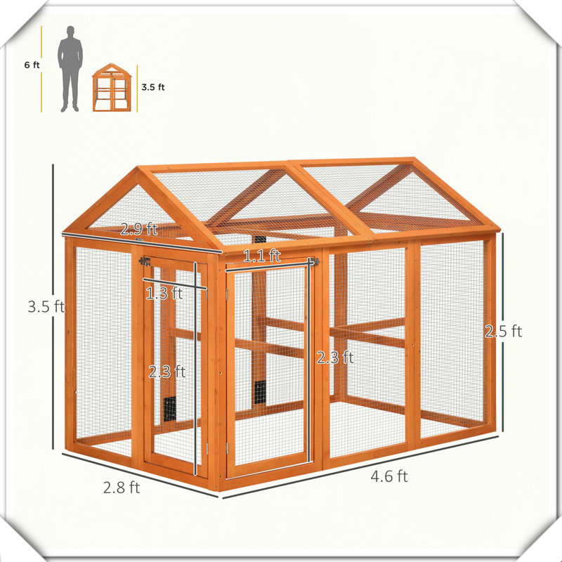 Conception de poulailler en bois
