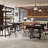 Square Dining Table, 31.5" Industrial Dinner Table-1364510771-1365590148