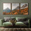 Art mural encadré sur toile, rétro muraux abstraits pour chambre à coucher-1353745984-1353745990