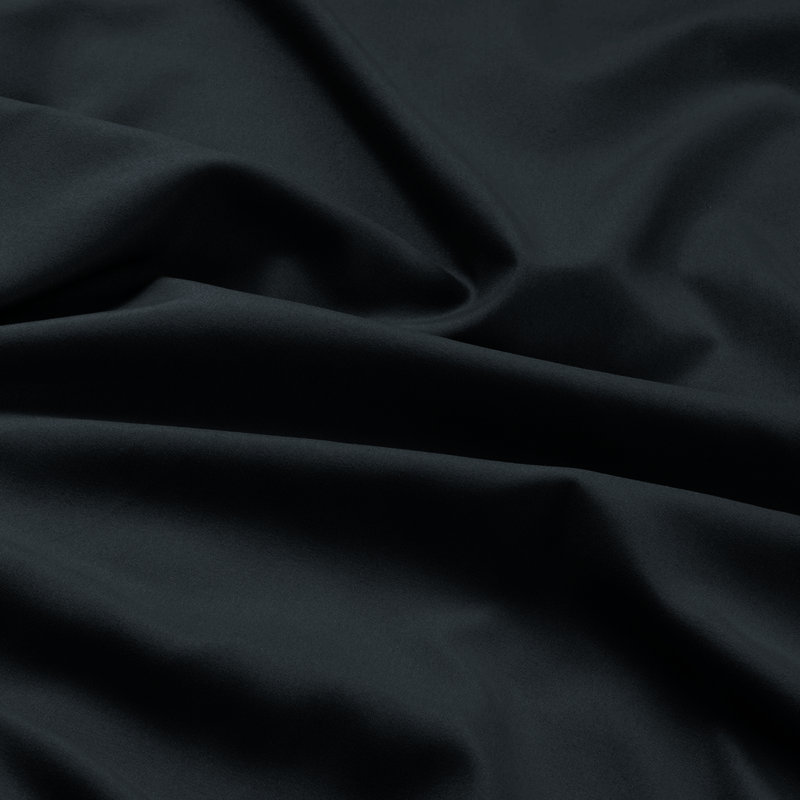 Luxury 4-Piece Microfiber Duvet Cover Complete Set, Double Duvet Cover + 3 Additional Pieces, Black