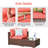 Giga Wood - Person Patio Conversation Set with Cushions-1047262839