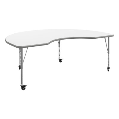 Goddard Commercial Adjustable Height Kidney Activity Table