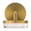 Sean Lavin Khan Bathroom Bedroom Wall Fixture With Silk Screen White Inside Clear Outside Shade-1759138741-1759138762-1759138763