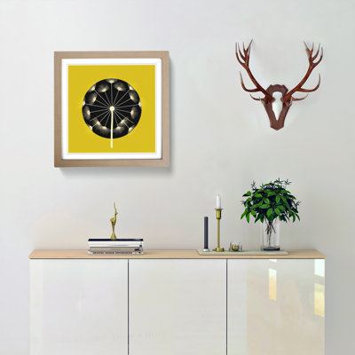Dandelion Bauhaus No.2 - Framed Print
