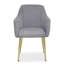 Moraine 47cm H Polyester Blend Upholstered Parsons Chair-1593660412