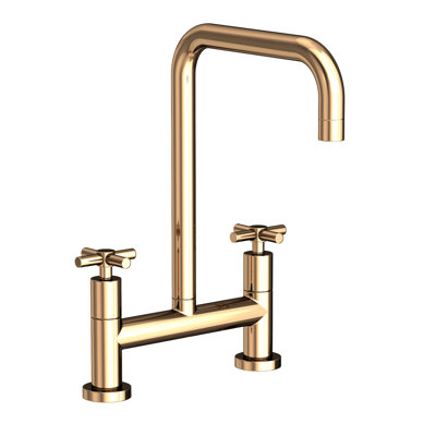 East Square Kitchen Bridge Faucet