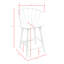 Tabouret à hauteur de comptoir 2 pièces-140860133