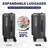 Luggage,With Front Opening,TSA Approved Lock,Hardshell Suitcase,Black