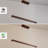 Rolde 1 - Light 39'' LED Linear Kitchen Island Chandelier-832227419