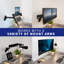Support de moniteur pour fixation murale