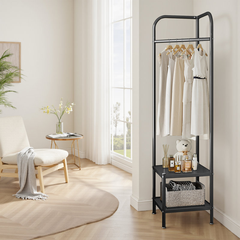 42 cm Clothes Rack, Black
