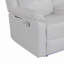 Fauteuil inclinable blanc avec lumière DEL Blanche