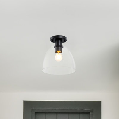 Viveka Glass Semi Flush Mount