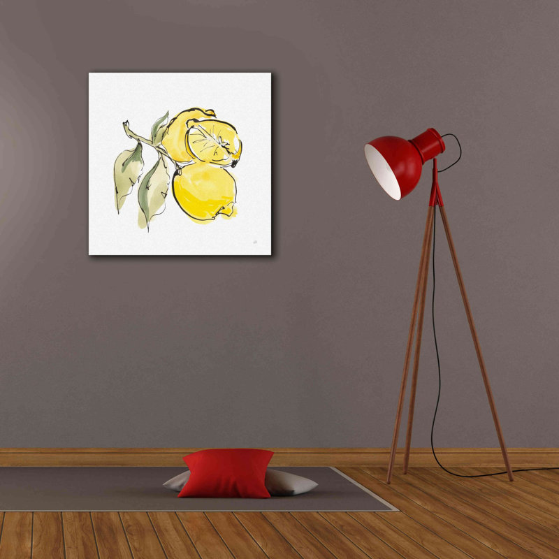 «Killebrew Lemon Still Life II on Canvas» par Chris Paschke, reproduction, H 26 po x l 26 po x P 1,5 po