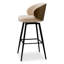Swivel Upholstered Stool with Metal Frame-402638804-402636842