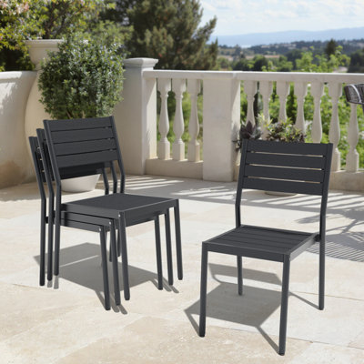 Chaise de salle à manger Deen Auminium