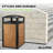 471-2 Series Steel Open Trash Can - 40 Gallons