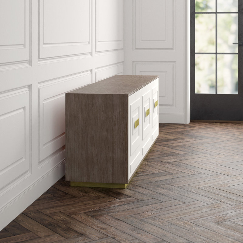 Jasper 84" Wide Walnut Wood Sideboard