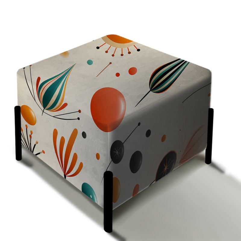 Repose-pieds Atomic Retro Revival - Mid-Century