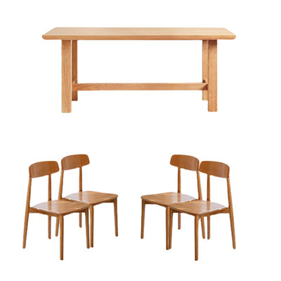 Solid wood dining table sets