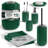 Clara Clark 20 Piece Complete Bathroom Accessory Set with Shower Curtain, Liner, and Hooks-62184752