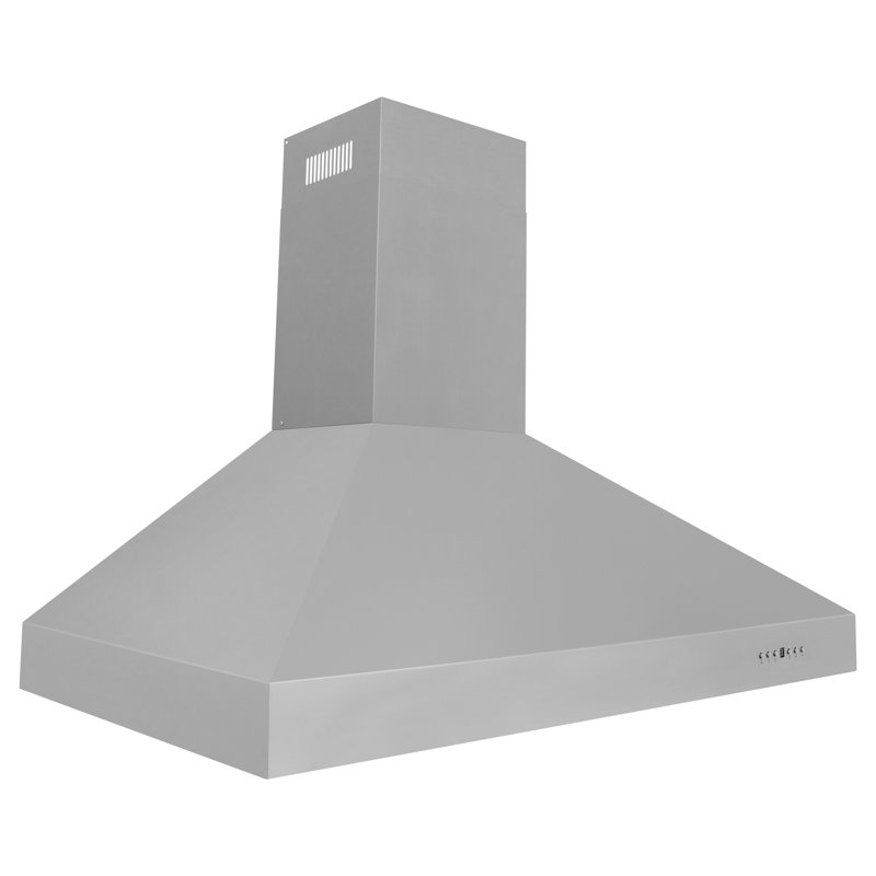 60" Professional 700 CFM Ducted Wall Mount Range Hood in Stainless Steel