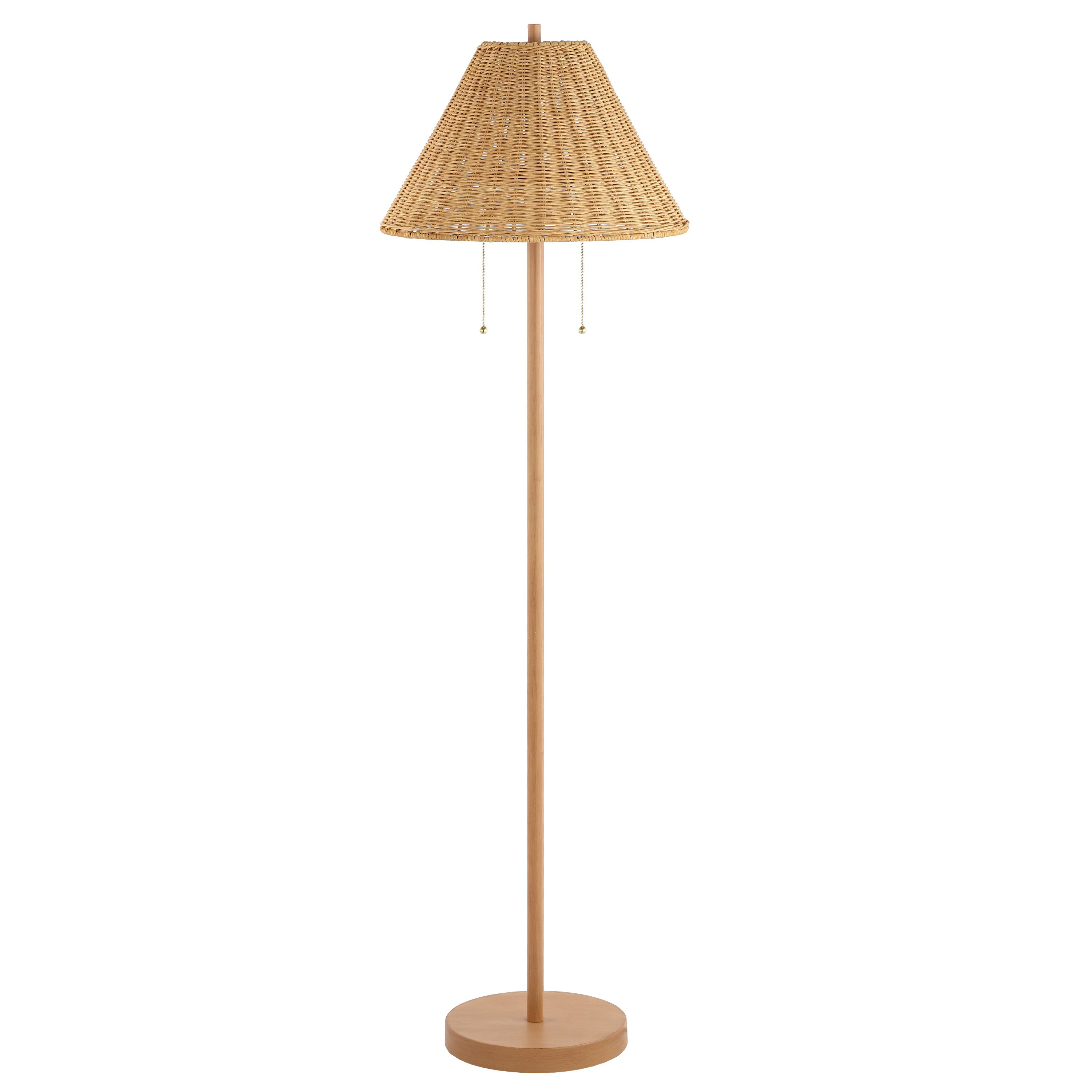 JONATHAN Y JYL6105A Gridley 61 Metal LED Floor Lamp， Contemporary