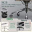 Fauteuil de direction ergonomique en cuir véritable, dossier haut de 400 lb, motif de dossier élégant, roues silencieuses à 360 °, inclinaison et profondeur réglables, accoudoirs mobiles, soutien lombaire