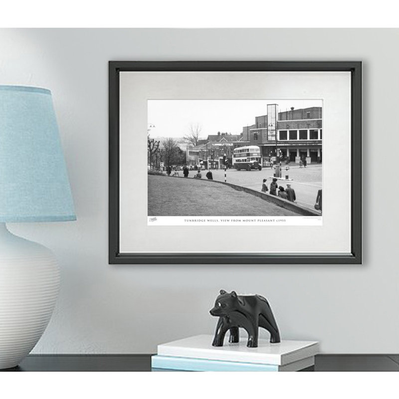 Tunbridge Wells, View From Mount Pleasant C1955 by Francis Frith - Single Picture Frame Print, 40cm H x 50cm W x 2.3cm D
