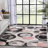 Chimeng Avi Modern Geometric Grey Blush Rug-65122532