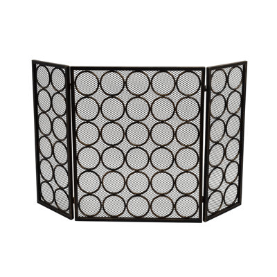 Melanie Iron Fireplace Screen