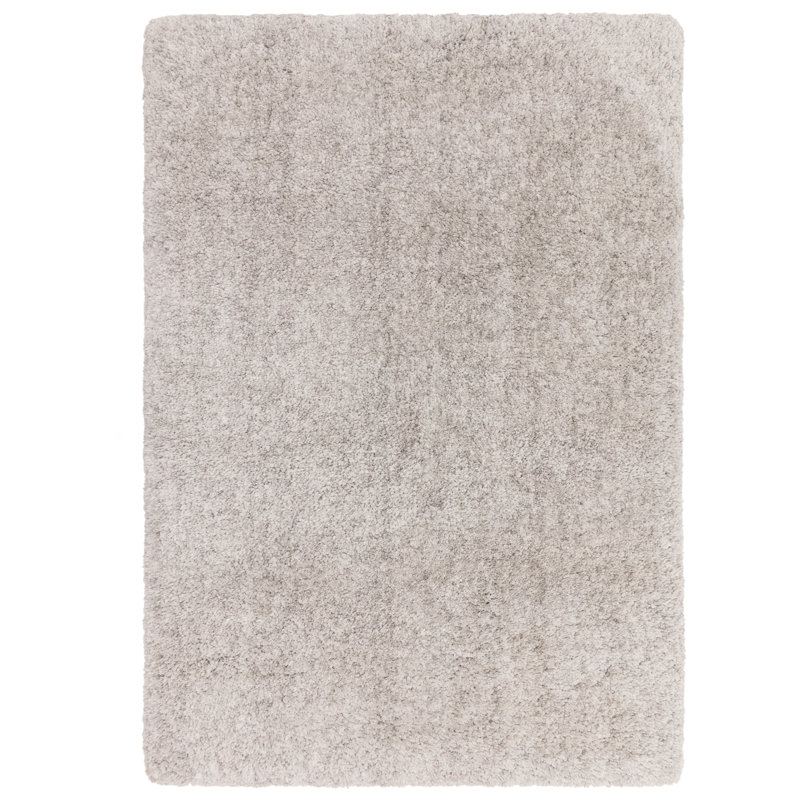 Harisan Shaggy Silver Rug, Rectangle 160cm x 230cm