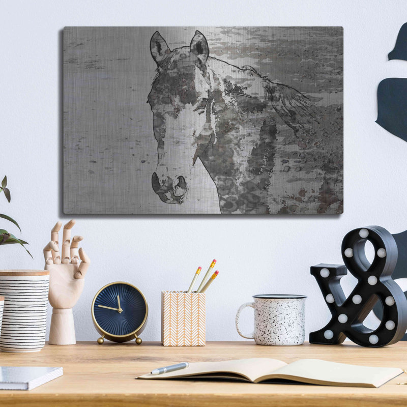 "Portrait d'un cheval" par Irena Orlov, H 12 po x l 16 po