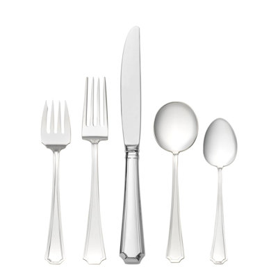Gorham Fairfax 5-Piece Sterling Silver Flatware Set, Service for 1